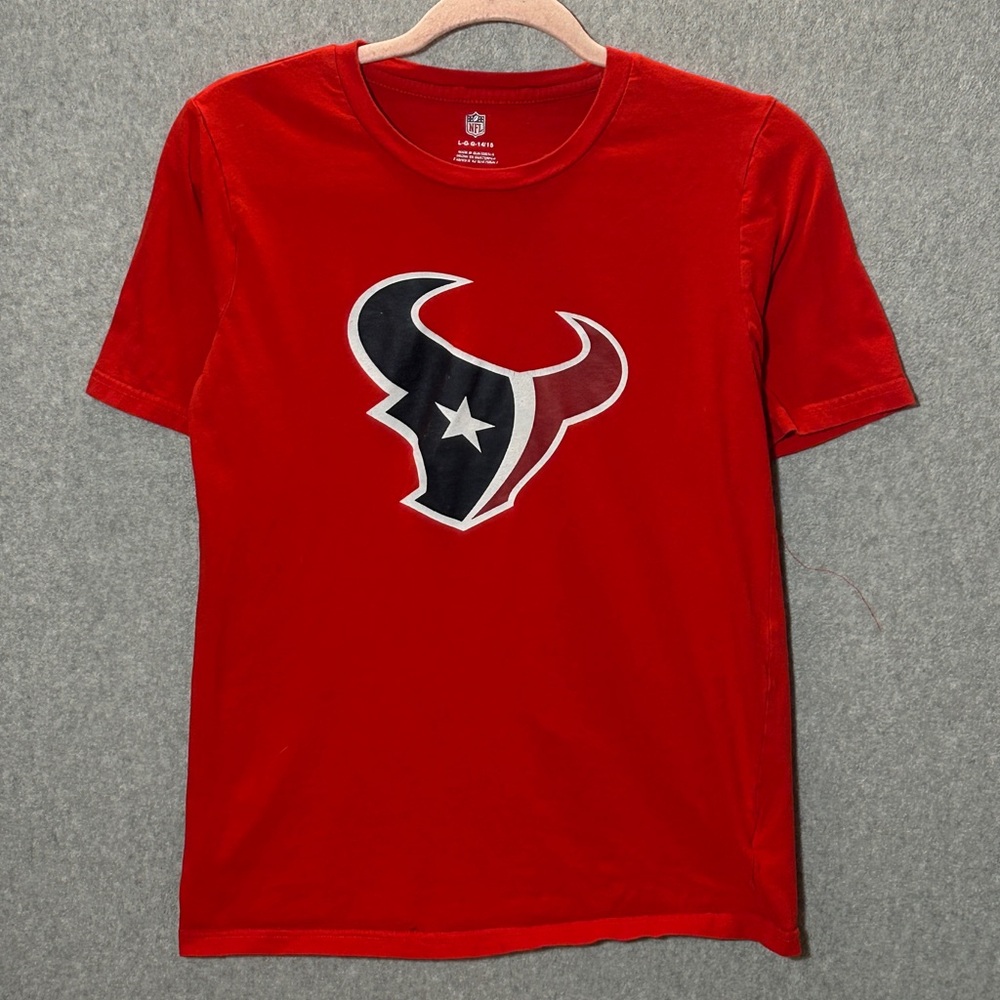 Youth Large Houston‎ Texans Red T-shirt Adult Small NFL football